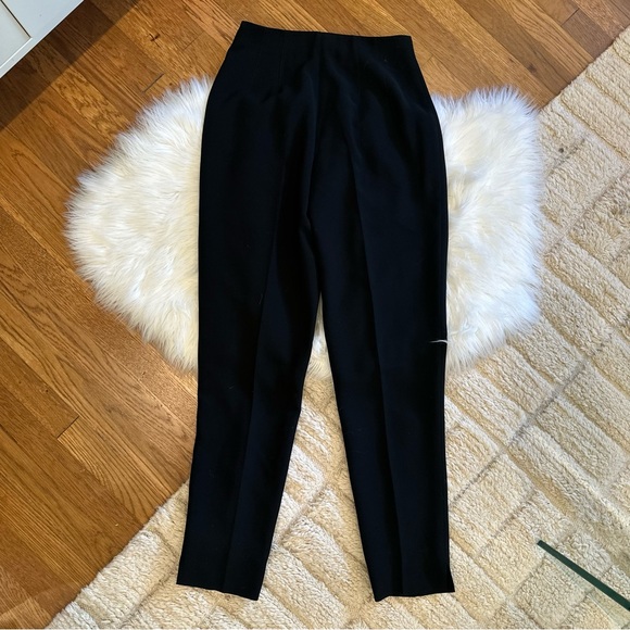 80s Tahari Black Sleeveless Beaded Top and Pants Set - Picture 8 of 13